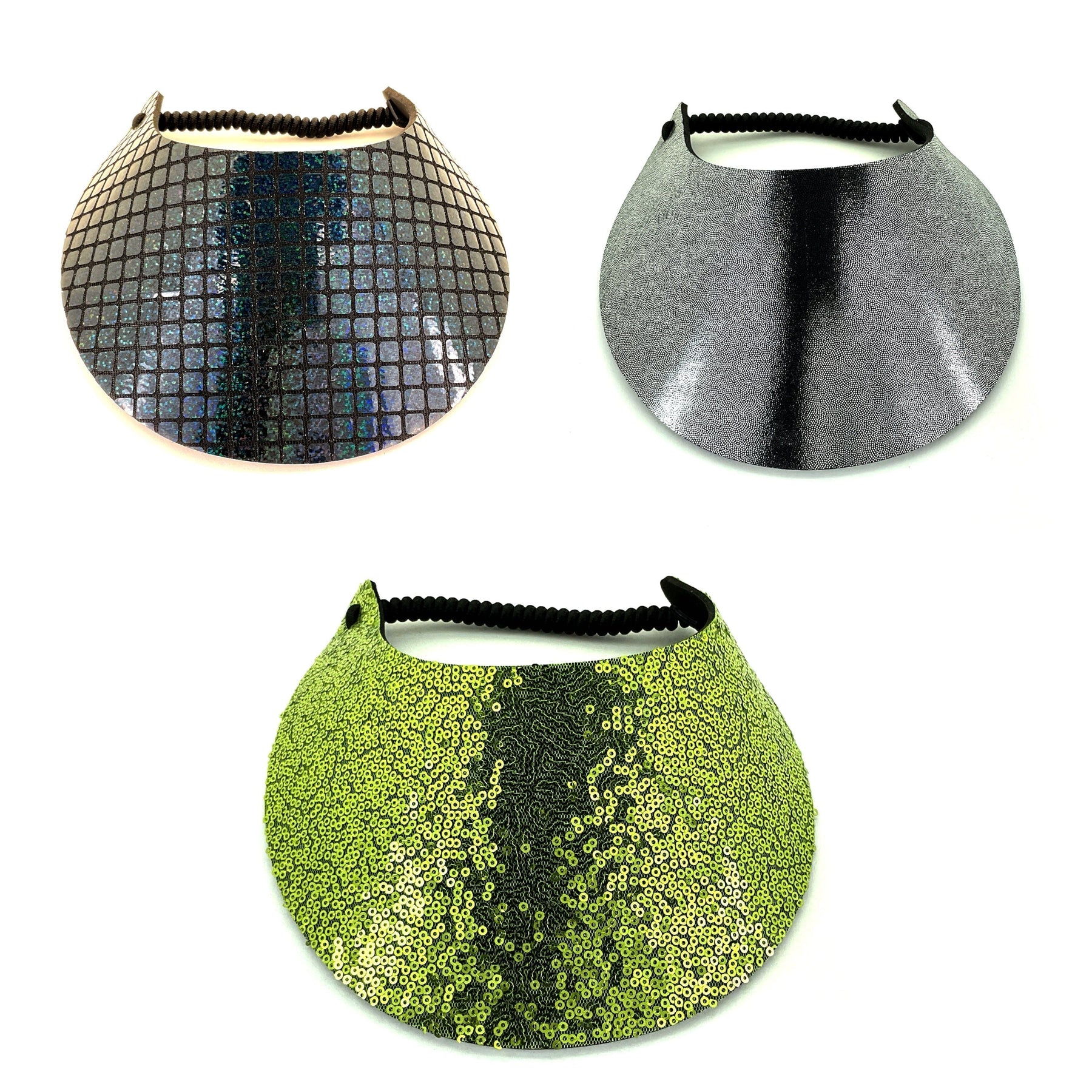 New Shiny Print Foam Sun Visor