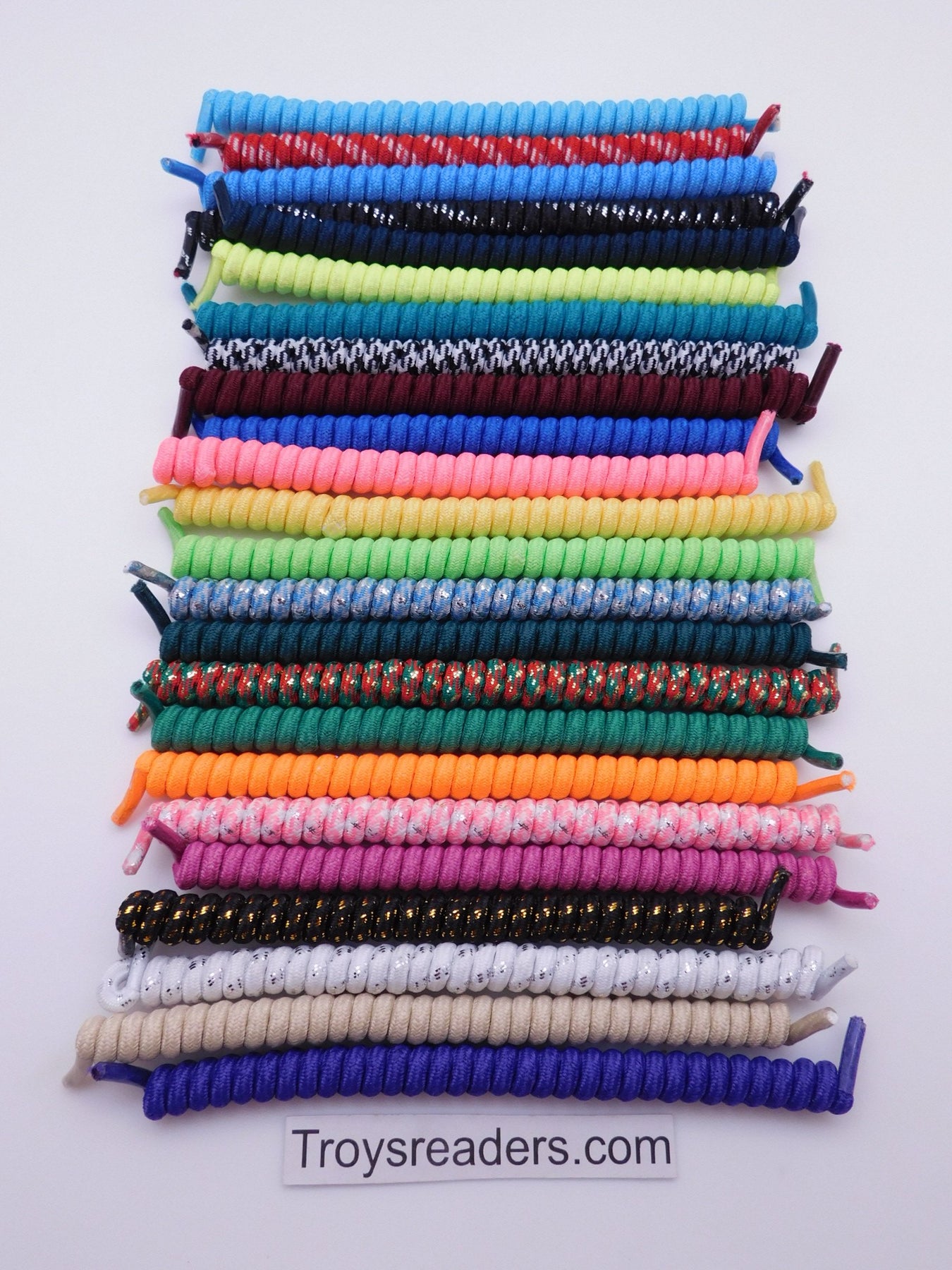 Curly cord coil lace band for fabric foam sun visor and no tie shoe lace