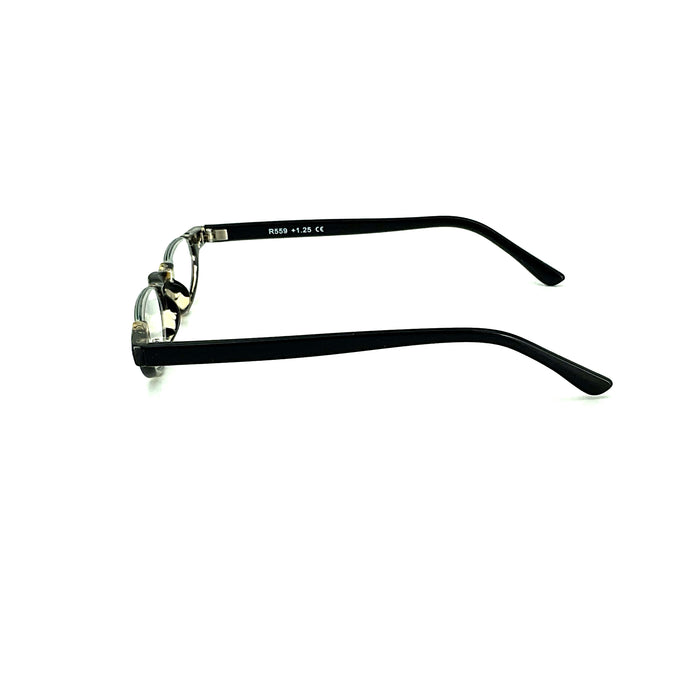 Hepcat Half Frame Tortoise Fully Magnified Readers