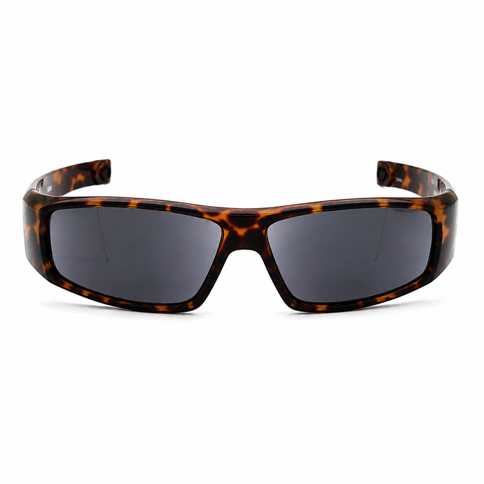 Blitz Men's Sport Wrap Around Sunglasses Reader with Fully Magnified Lenses