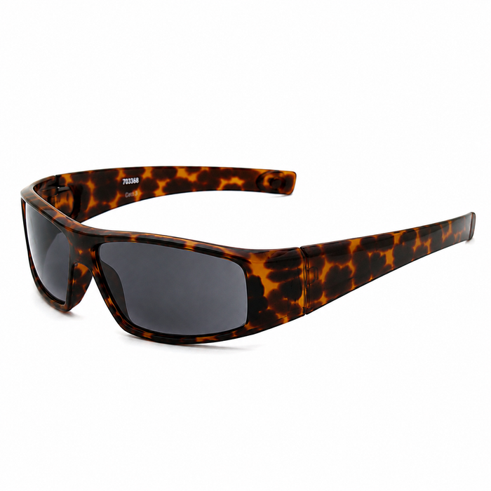 Blitz Men's Sport Wrap Around Sunglasses Reader with Fully Magnified Lenses