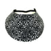 Black & White Patterns Foam Sun Visor Foam Visors B & W Abstract Dots Medium 