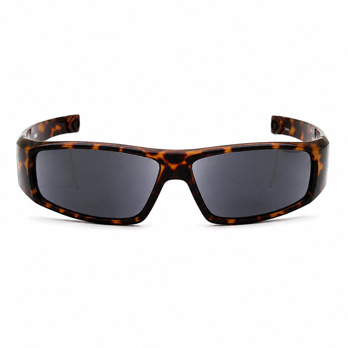 Blitz Men's Sport Wrap Around Sunglasses Reader with Fully Magnified Lenses Fully Magnified Reading Sunglasses Tortoise +1.00 