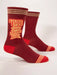 BlueQ Men Crew Socks Teachers Rock Socks 