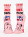 BlueQ Women Ankle Socks MF'in Puppy Power Socks 