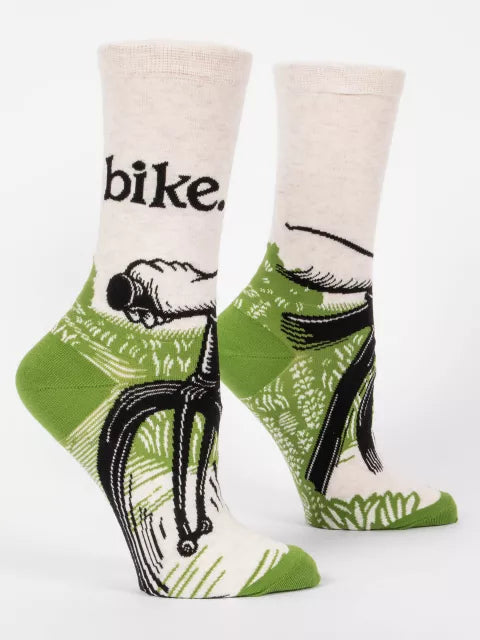 BlueQ Women Crew Socks Bike Socks 
