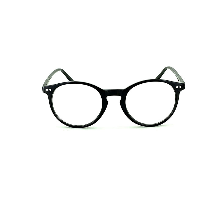 Bookin Round Fully Magnified Reading Glasses Fully Magnified Reading Glasses +1.50 Black 