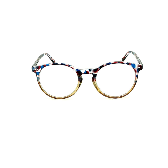 Bookin Round Fully Magnified Reading Glasses Fully Magnified Reading Glasses +1.50 Blue 