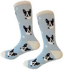 Boston Terrier Sock Daddy Socks One Size Fits Most Socks 
