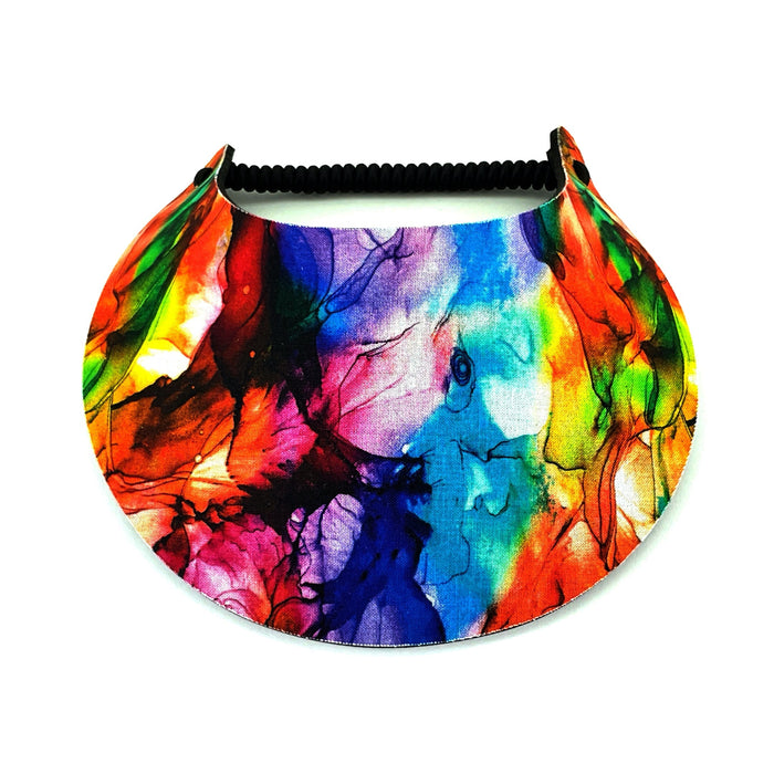Brilliant Colors Foam Sun Visor Foam Visors Brilliant Marbling Medium 