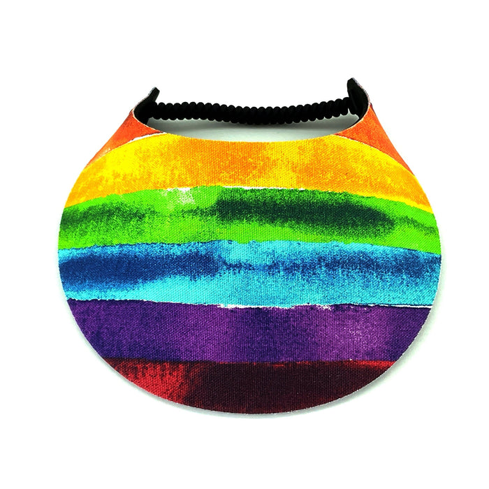 Brilliant Colors Foam Sun Visor Foam Visors Brilliant Rainbow Medium 