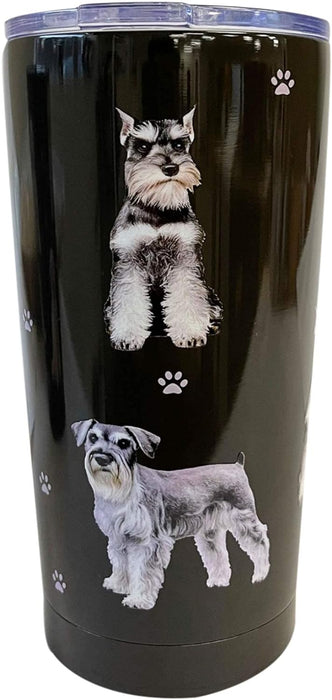 Dog Breeds Q-Z 20oz Serengeti Ultimate Tumbler Tumblers Schnauzer 