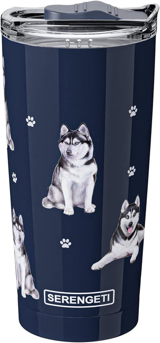 Dog Breeds Q-Z 20oz Serengeti Ultimate Tumbler Tumblers Siberian Husky 