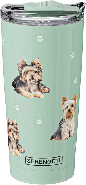Dog Breeds Q-Z 20oz Serengeti Ultimate Tumbler Tumblers Yorkie 
