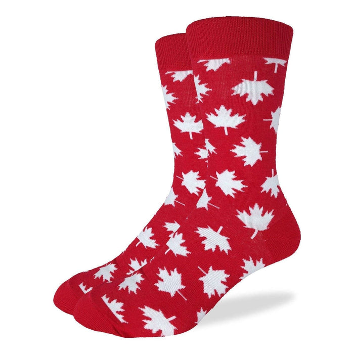 Good Luck Socks Men Crew Canada Maple Leaf Socks 