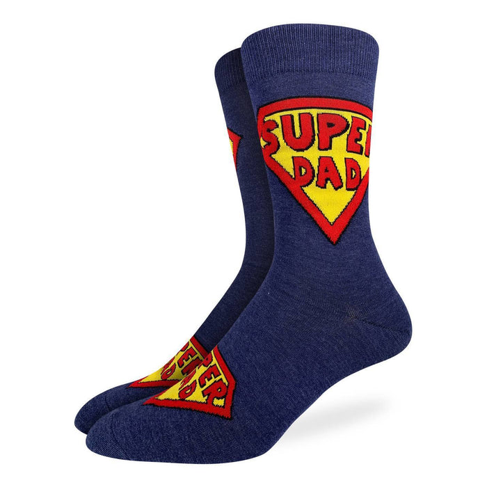 Good Luck Socks Men Crew Super Dad Socks 