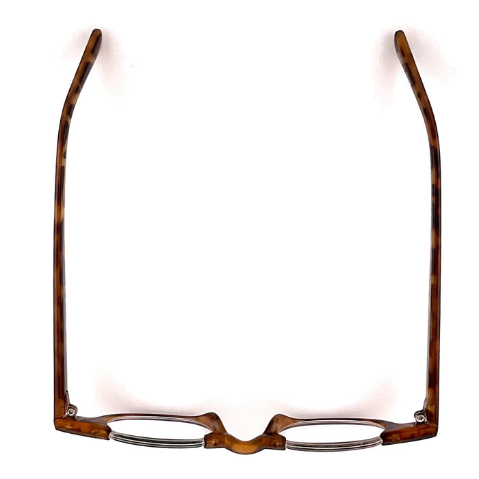 Hepcat Half Frame Tortoise Fully Magnified Readers Fully Magnified Reading Glasses 