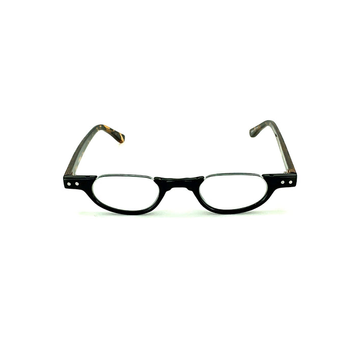 Hepcat Half Frame Tortoise Fully Magnified Readers Fully Magnified Reading Glasses 