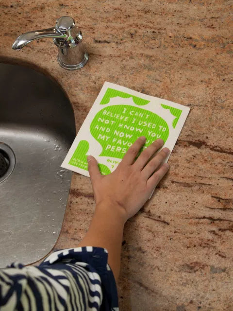 I can't Believe I Used To Not Know You SWEDISH DISHCLOTH Swedish Dish Cloth 