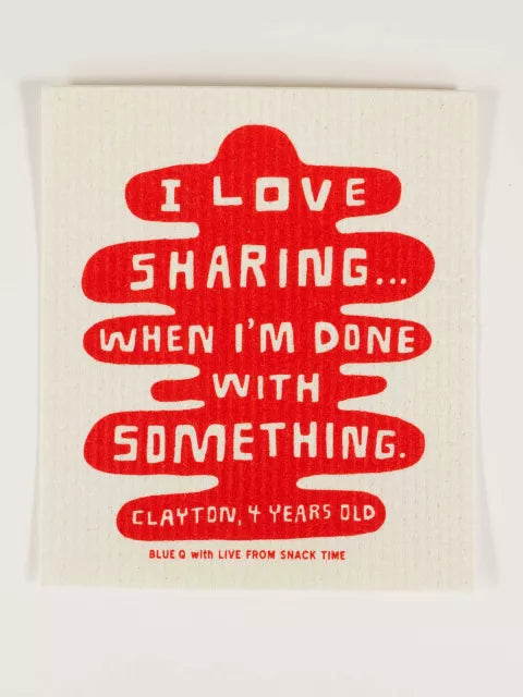 I Love Sharing.. When I'm Done With Something SWEDISH DISHCLOTH Swedish Dish Cloth 