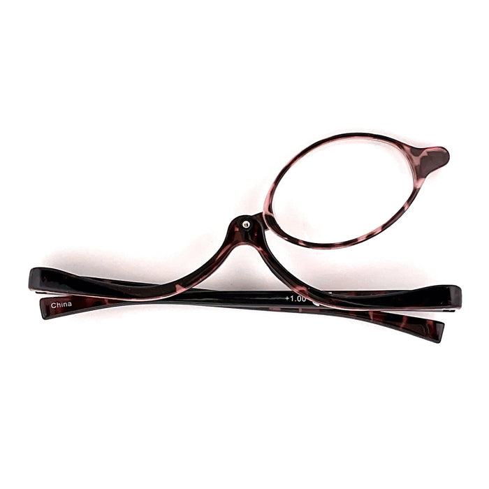 Kiss Up Tortoise Reading Glasses for Putting On Makeup Makeup glasses 