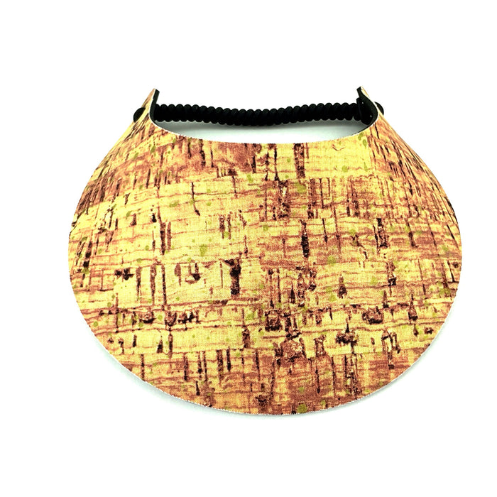 New Plant Theme Foam Sun Visor Foam Visors Tan Cork Medium 