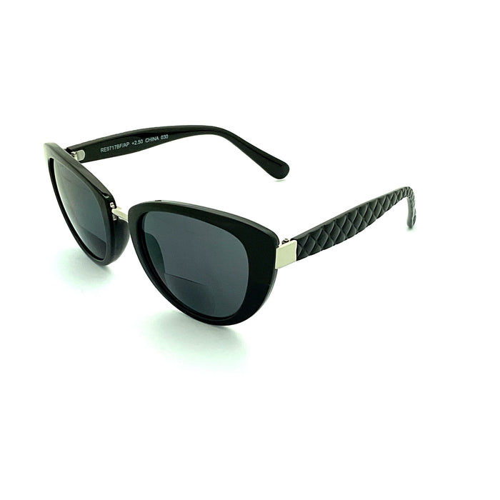Pass The Buck Round Cat Eye Bifocal Reading Sunglasses Bifocal Reading Sunglasses 