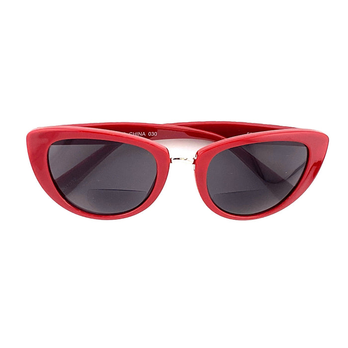 Pass The Buck Round Cat Eye Bifocal Reading Sunglasses Bifocal Reading Sunglasses 