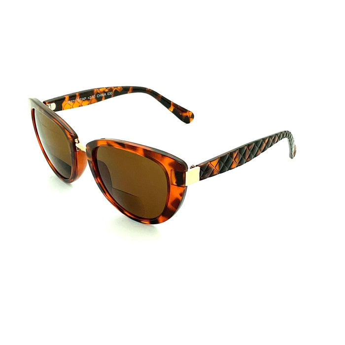 Pass The Buck Round Cat Eye Bifocal Reading Sunglasses Bifocal Reading Sunglasses 