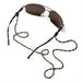 Peeper Keeper Eyeglasses Chain Cords Ball & Bar Chain Onyx 