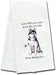 Pet Kitchen Towel Siberian Huskey Dish Towel 