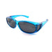 Polarized Translucent Double Temple Rhinestone Fits-Over Sunglasses in Six Colors Fit Over Sunglasses 