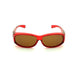 Polarized Translucent Double Temple Rhinestone Fits-Over Sunglasses Fit Over Sunglasses 