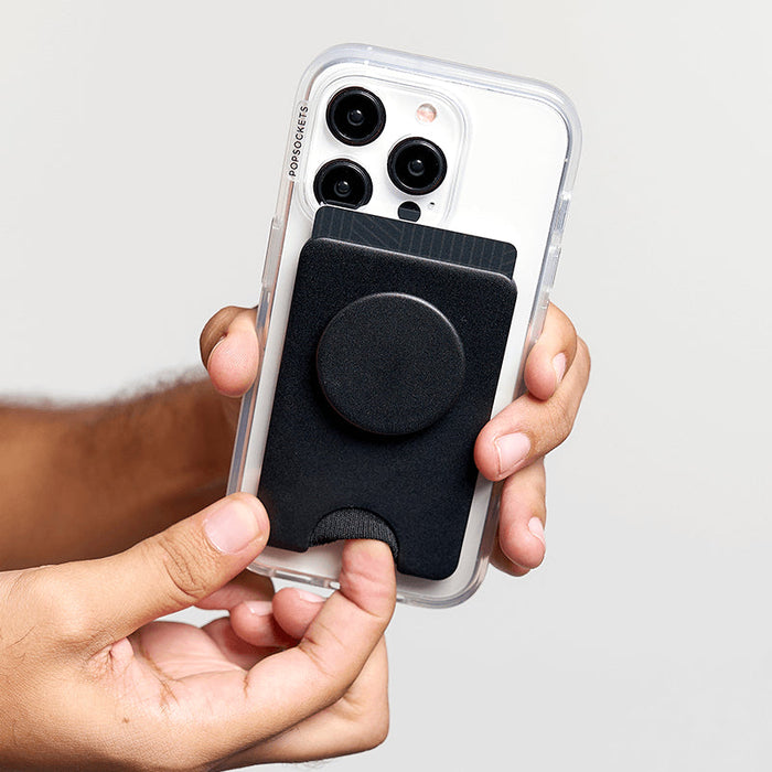 PopSockets Black Magsafe Wallet Case For Phone Popsockets 
