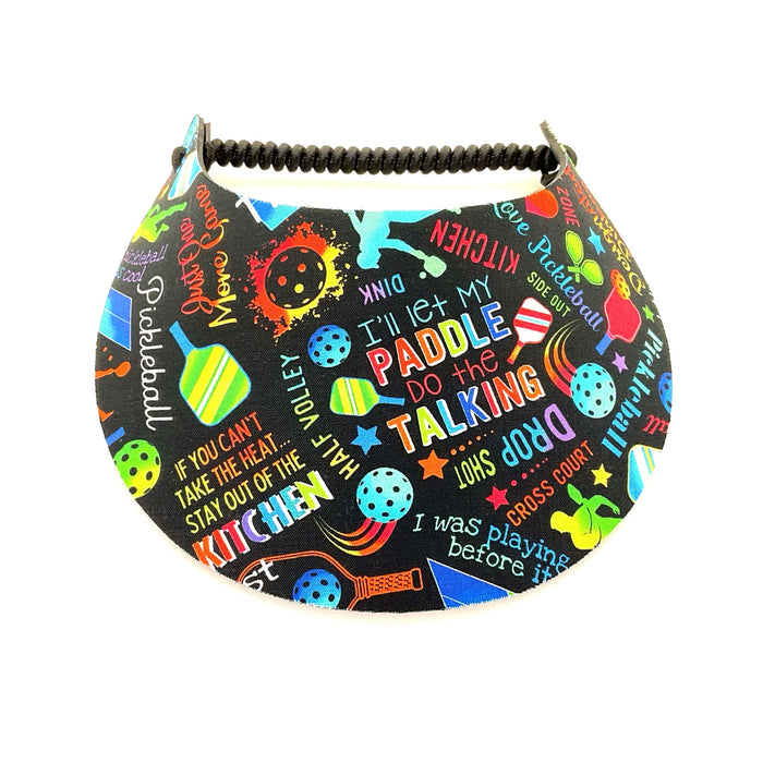 Premium Pickleball Patterns Foam Sun Visor Foam Visors Pickleball Quotes Medium 