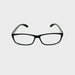 Basic High Power Oval Shape Reading Glasses up to +6.00 Gloss Black