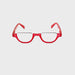 Peepers High Power Semi-Rimless Fun Colors Topless Half-Moon Reading Glasses up to +4.00 Red