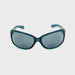 Cinzia Sublime Large Butterfly Sport Wrap Bifocal Reading Sunglasses Blue Frame
