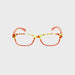 Wig Out Super Fun & Colorful Reading Glasses For Women Orange Frame