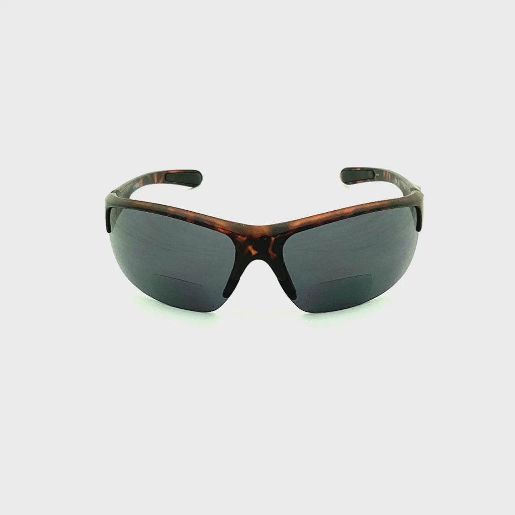 Rag Top Sport Half frame Bifocal Reading Sunglasses Tortoise Frames