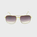 Hacker Metal Frame Navigator Bifocal Sunglass Reading Glasses Up To +4.00 Gold Frame