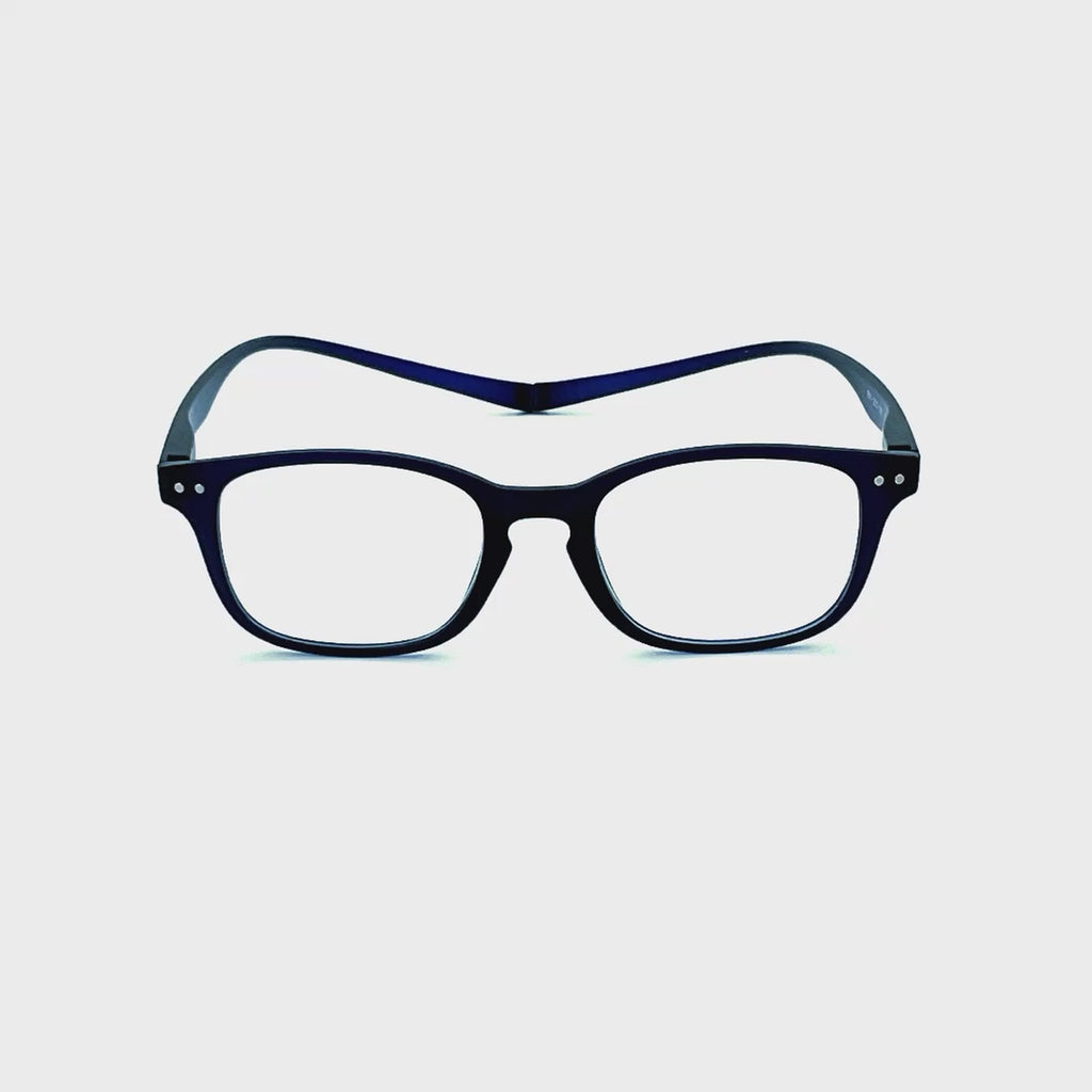 Bring Me The Clams Magnetic Rear Square Keyhole Reader Blue Frame