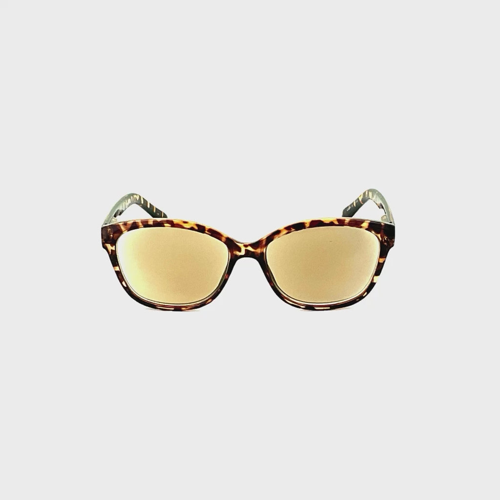 Cookie Fully Magnified Photochromic Butterfly Reading Sunglasses Tortoise Tinted