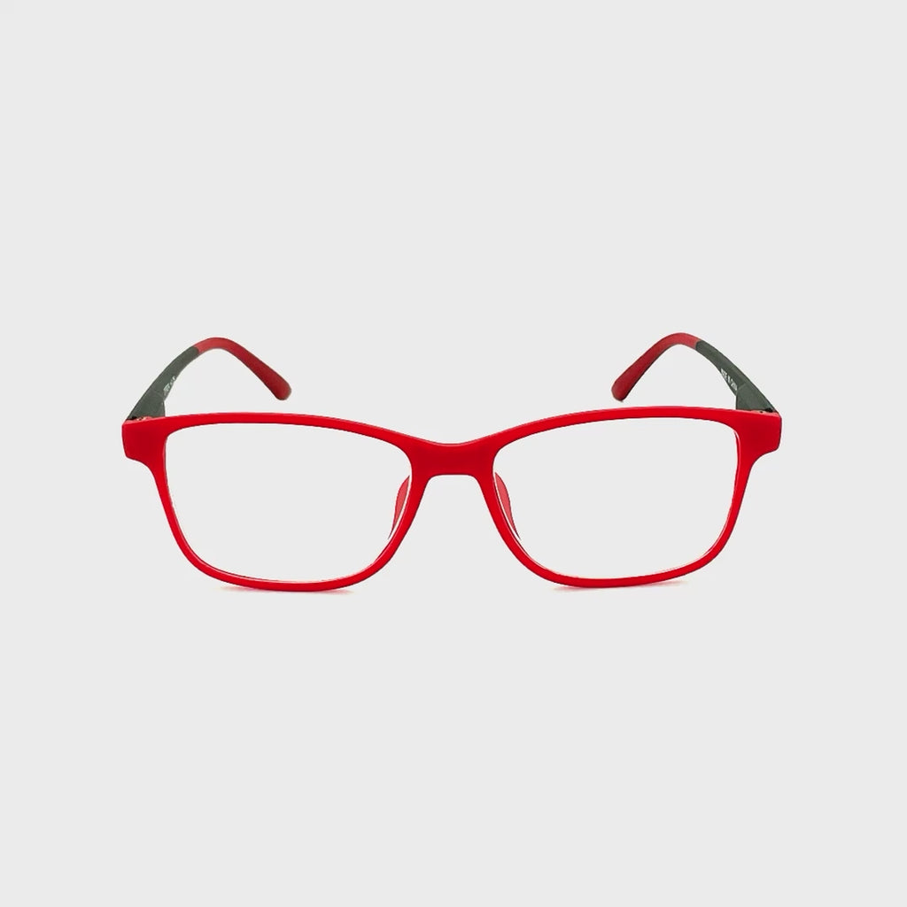 Trendy Fashion Red & Black Reading Glasses