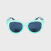 Go Crazy Big Round Colorful & Marbled Frame Bifocal Sunglass Readers Blue Frame