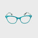 Hot Diggity Dog High Power Oval Cat Eye Shape Spring Temple Reading Glasses up to +6.00 Blue Frame