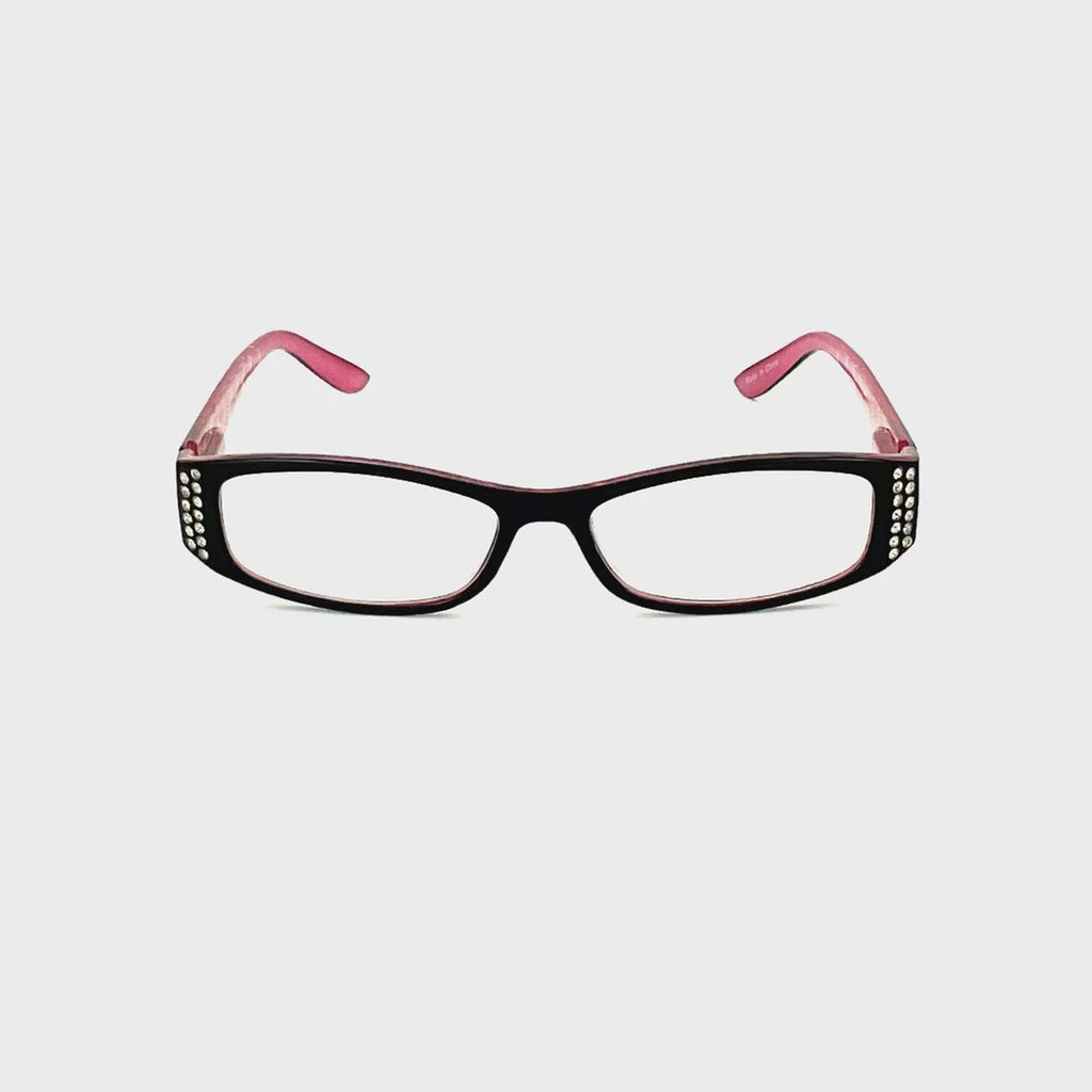 Freak Out Snakeskin Print Reading Glasses For Women Up to +4.00 Red