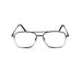Sauced Clear Fully Magnified Gunmetal Aviator Reading Glasses Fully Magnified Reading Glasses +1.25 