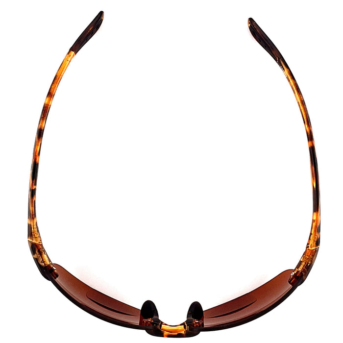 Shotgun Amber Tinted Rimless Shooting & Hunting Sports Bifocal Sunglasses Night Driver 