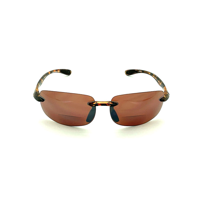 Shotgun Amber Tinted Rimless Shooting & Hunting Sports Bifocal Sunglasses Night Driver 